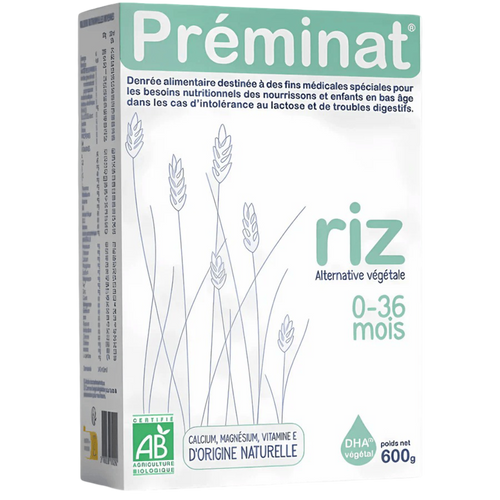 Préminat Riz Organic Infant Formula